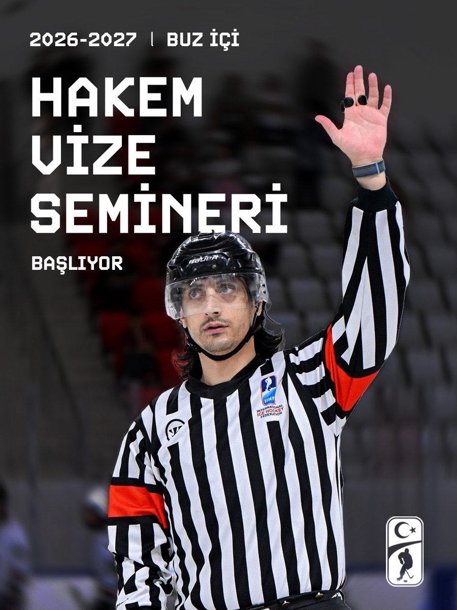 TBHForgtr's tweet photo. 📢DUYURU!

2026-2027 Sezonu Buz İçi Hakem Vize Semineri başlıyor.

Detaylar için web sitemizi ziyaret edebilirsiniz.

🔗https://t.co/0zTAZ7M0LO https://t.co/Z4RJWjCYln