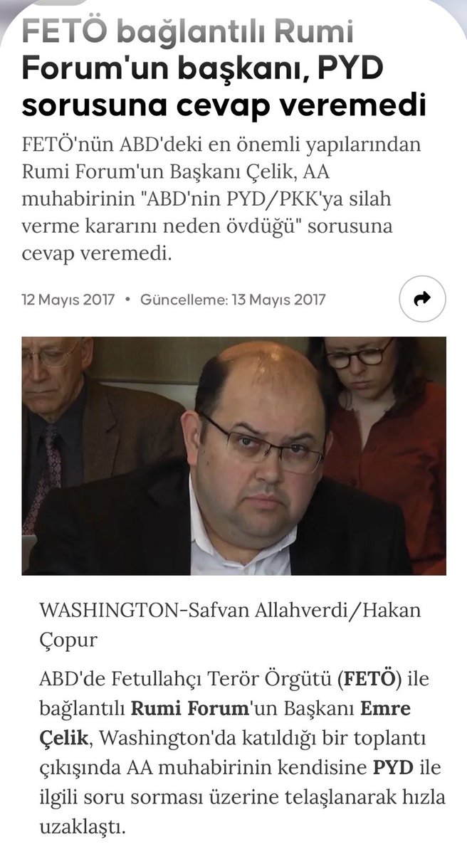 mucazat_'s tweet photo. Yeni Partili Gökhan Günaydın ile Emre Çelik. 

ABD'de Fetullahçı Terör Örgütü (FETÖ) ile bağlantılı Rumi Forum'un Başkanı Emre Çelik, Washington'da katıldığı bir toplantı çıkışında AA muhabirinin kendisine PYD ile ilgili soru sorması üzerine telaşlanarak hızla uzaklaşmıştı. https://t.co/f3f0XDBWdy