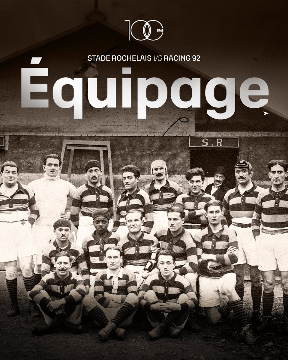 staderochelais's tweet photo. 🟡⚫️ ‣ Notre 𝙚́𝙦𝙪𝙞𝙥𝙖𝙜𝙚 pour un match historique #ChezMarcel ! 

‣ Sutidze titulaire 🤗
‣ Favre de retour au centre 💨
‣ Bollengier et Timo sur les ailes 🪽

#SRR92 | #Top14 | #FievreSR https://t.co/WEJh7zCpug
