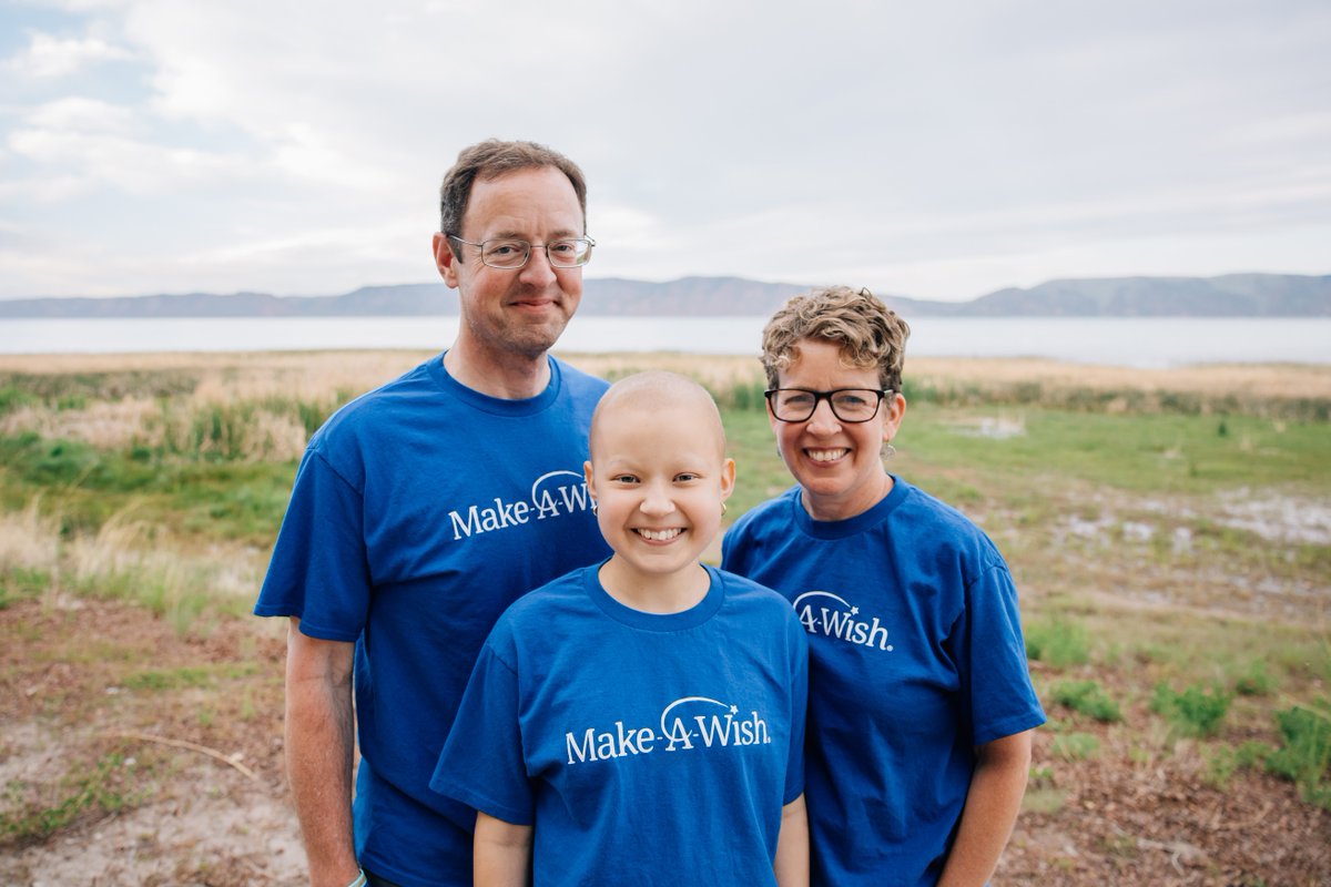 MakeAWish's tweet photo. Klarese’s wish to visit Bear Lake gave her something positive to look forward to after months of chemotherapy treatment.💙

This #ChildhoodCancerAwarenessMonth, you can help grant more wishes for children like Klarese. Thanks to @Salesforce every donation you make will be matched throughout September.