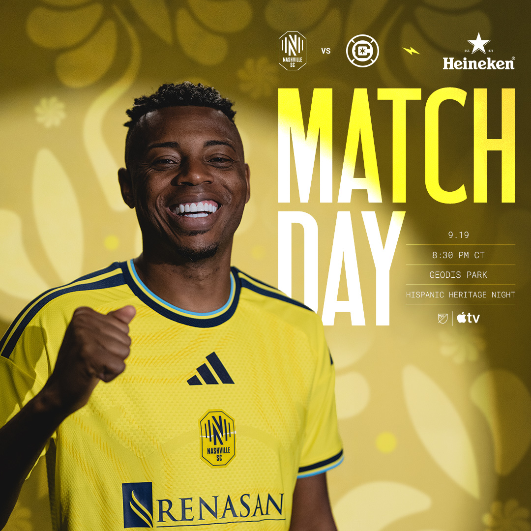 NashvilleSC's tweet photo. FIRE US UP π₯
ποΈ: https://t.co/l9FHWMqEzS | @Heineken_US https://t.co/CWkLqP5QOw