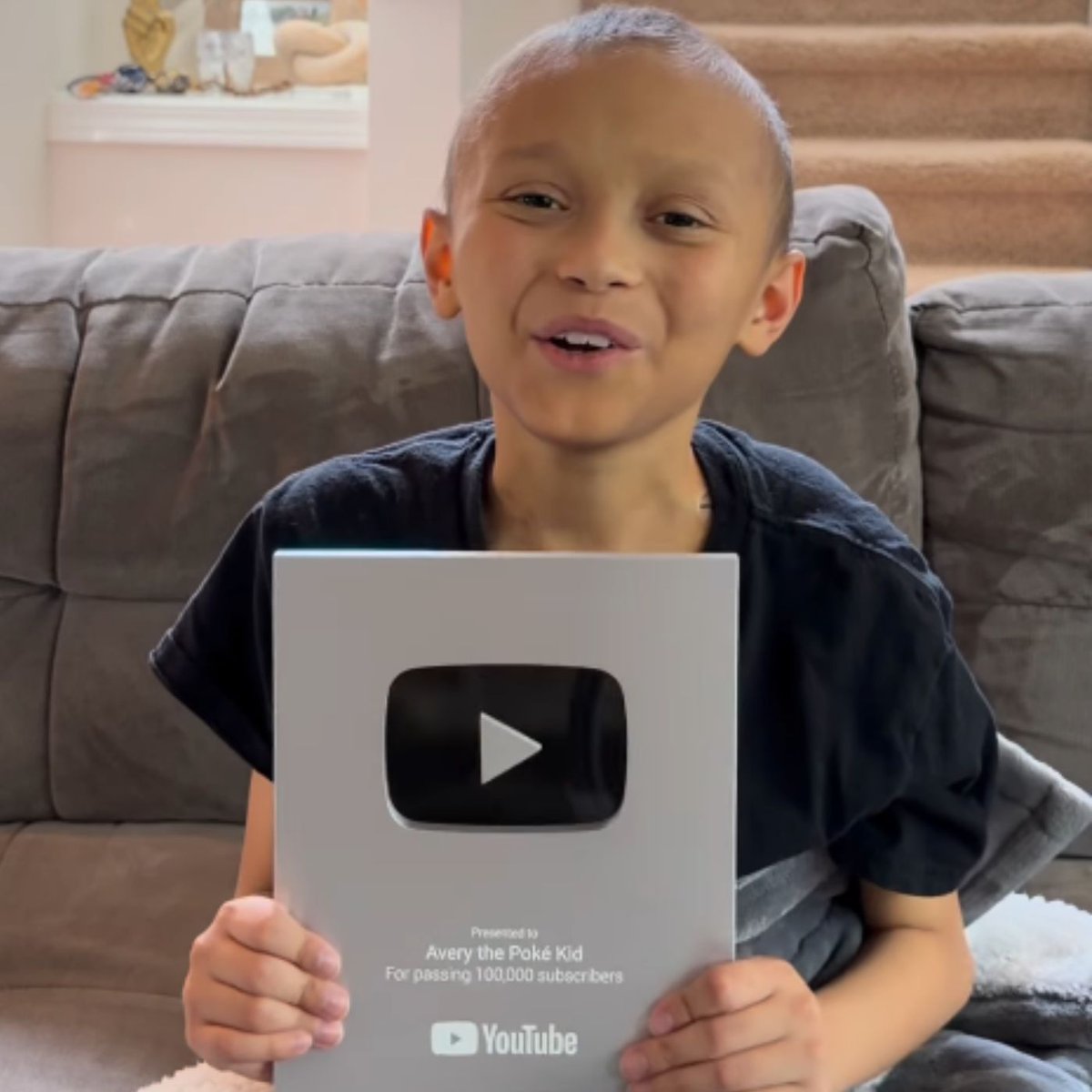 Dexerto's tweet photo. The Pokémon community helped a 12-year-old boy with cancer achieve his dream of a YouTube Silver Play Button as he enters hospice care

Avery's parents thanked everyone who supported him during his nearly eight-year battle with cancer https://t.co/tUe1oBqZsl