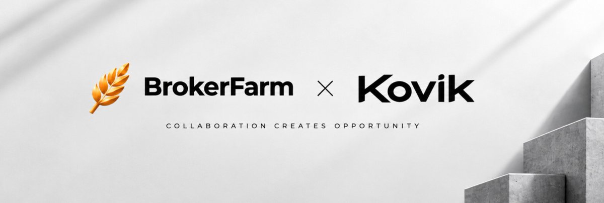 0xKovik's tweet photo. BROKERFARM × KOVIK — OFFICIAL COLLABORATION 🤝

Excited to collaborate with @BrokerFarm and bring a special opportunity to the community. 👀

🎟️ GUARANTEED GIVEAWAYS
8 GTD Spots for the Community
2 GTD Spots for the Team

How to enter:
→ Follow @BrokerFarm & @0xKovik
→ Like + Repost the post
→ Tag 2 active friends
→ Drop your EVM wallet 

⏰ Deadline: September 20

Good luck everyone — another opportunity for the community starts here. ✨