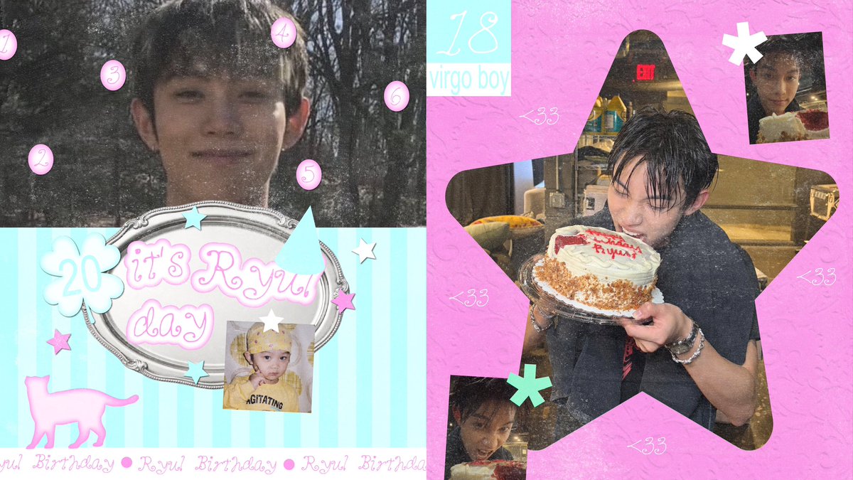 wujinyangi's tweet photo. 🎂🩵🩷 #률 #ryul https://t.co/CvAT0t329Y