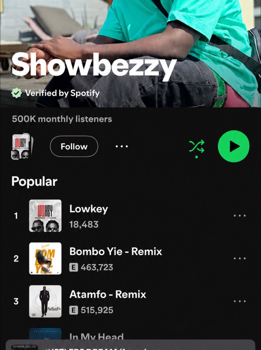 ygadpaul's tweet photo. 500K organic Spotify monthly listeners and you are saying Lalid is more talented than you ? 

If you ask me , you sit on the same level with Archipalago . Two goats 🐐🐐 https://t.co/IBAmExKvjC