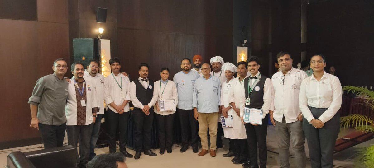 swosticollege's tweet photo. We are proud to share that our talented students participated in the Culinary Challenge – Kaizens Talent 2.0, held at IHM Bhubaneswar and sponsored by EICA. 🍽️🔥
Their creativity, culinary skills, and passion for excellence made us proud! https://t.co/SxNdqn7TQ5