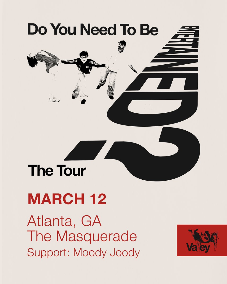 masquerade_atl's tweet photo. 📣 JUST ANNOUNCED!
⛰️ @ThisIsValley w/ Moody Joody
📆 3/12 in Hell
🎫 ON SALE FRI 9/25 @ 10AM
🔗 https://t.co/XXYJG5qK0v https://t.co/H5jHfeFxdj