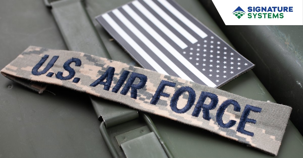 SignatureSystem's tweet photo. Celebrating 79 years of the U.S. Air Force and the men and women who serve with commitment and dedication.

Happy Birthday to the U.S. Air Force from Signature Systems.

https://t.co/1x9YuCLkXV

#AirForceBirthday #USAirForce https://t.co/i8SSK3vFbP