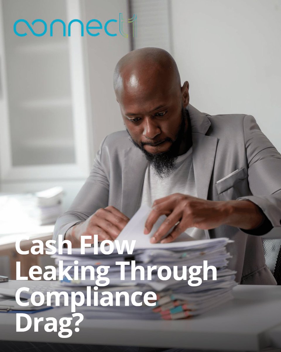 Connect1LLC's tweet photo. Cash flow leaking through compliance drag?

Regulated industries protect cash flow by tightening AR, billing accuracy, and follow-up discipline before stress hits. That’s how you reduce leakage without slowing the work down.

https://t.co/WdYsRXokB1 #connect1llc https://t.co/ZLui1WGpqL