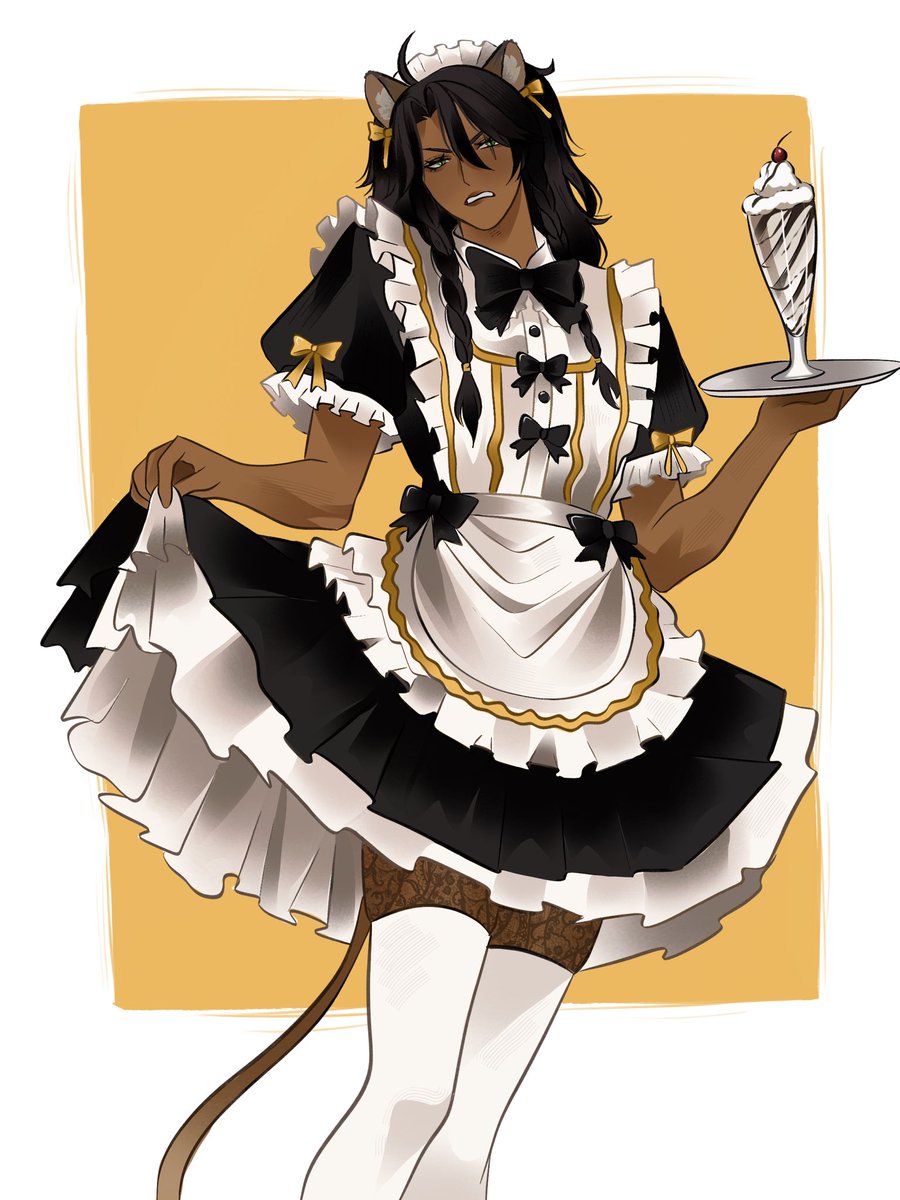 VilsCookie's tweet photo. Maid Leona 😍
#twistedwonderland #leonakingscholar https://t.co/pzp5H4Qq5N