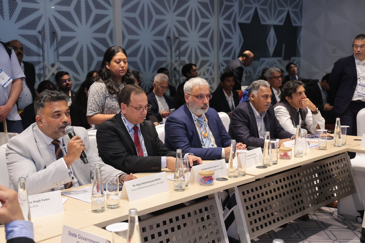 PwC_IN's tweet photo. At SEMICON India 2026, we convened conversations that advanced the semiconductor agenda across technology, investment and international collaboration, as their platinum partner. PwC India remains committed to fostering partnerships that accelerate the goals of Semicon India 2.0. https://t.co/zasdyl9i3n