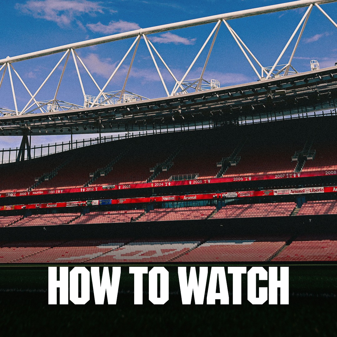 ArsenalWFC's tweet photo. Can't make it to N5 for today's game?

Here's how to watch the Gunners take on Manchester United 📺