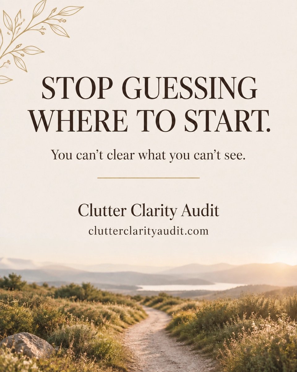 DeClutterSpaces's tweet photo. Stop guessing where to start. You don’t need to fix everything: just see what’s creating friction. The Clutter Clarity Audit helps you find a clear move. https://t.co/DsFOc5c6SA The link is in my bio: https://t.co/3v9bRoCSfc https://t.co/i1mqwKTajz