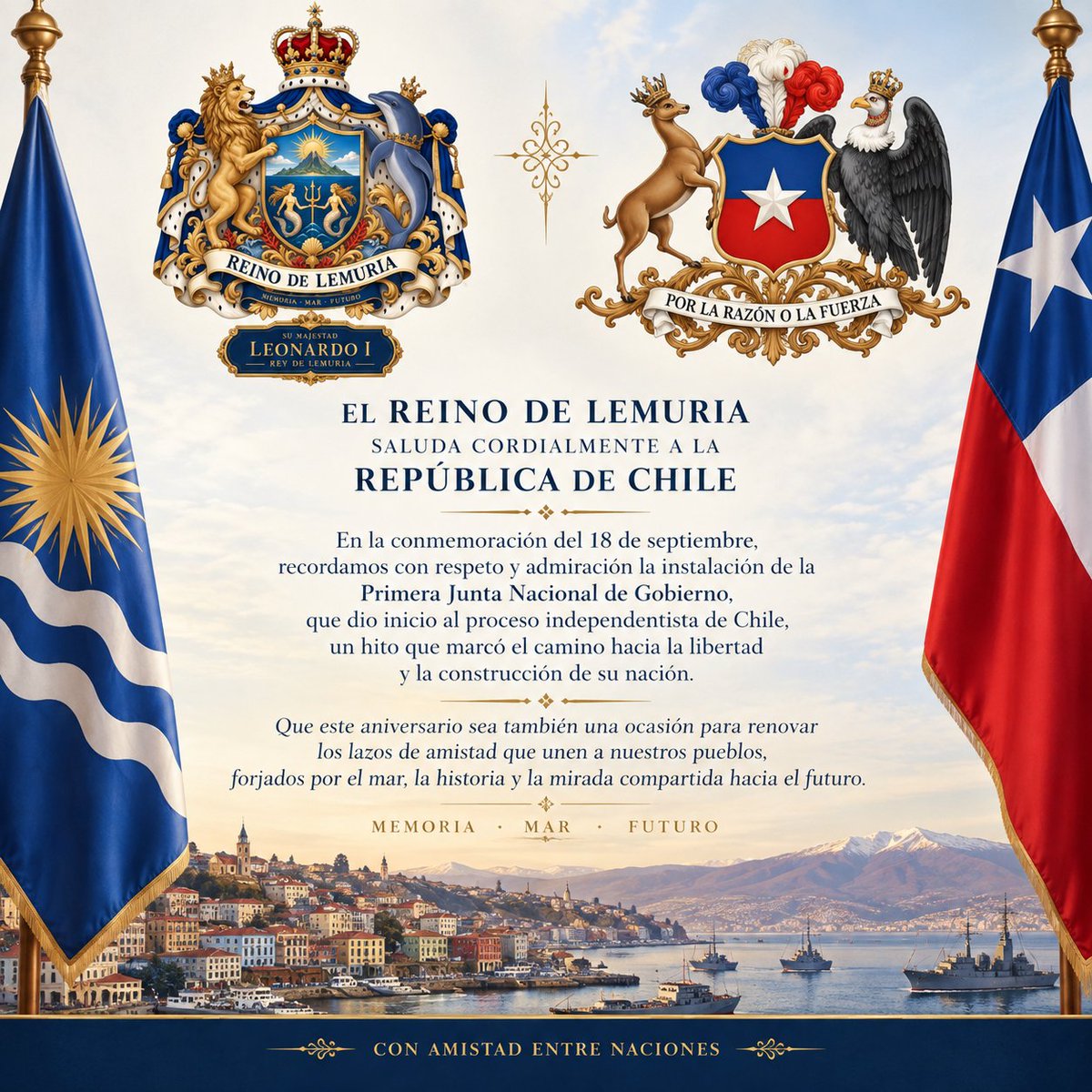 EmbLemuriaCL's tweet photo. #Feliz18 #FiestasPatrias #VivaChile https://t.co/OISHo3XPoW
