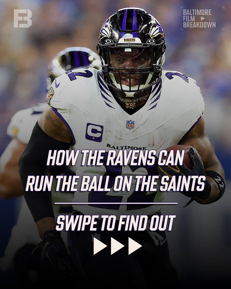 BaltimoreFilmBD's tweet photo. FILM ROOM 🎥

Cole sits down with the Saints/Lions tape to dissect how Detroit ran the ball last Sunday. And of course, how to get Derrick Henry rolling against this New Orleans defense.

FULL VIDEO: https://t.co/q53dej4Bcr https://t.co/mIdbNButKh