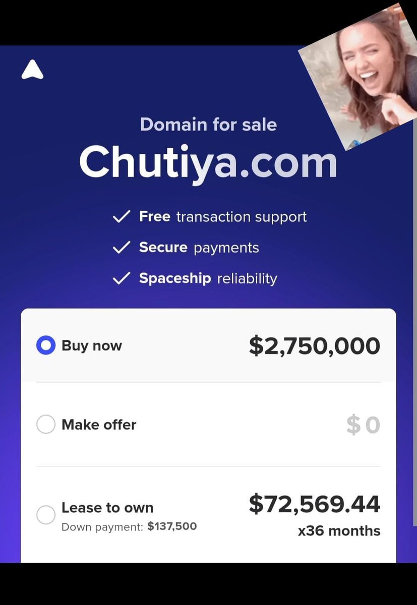 FinestDomainer's tweet photo. Just could not stop laughing. Really who would want it ?
#chutiya #haha #domains #funny #funnydomains https://t.co/iT7db31ORp