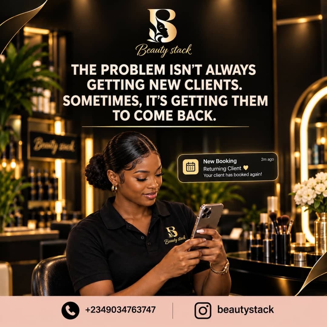 beautystackUK's tweet photo. Ready to make every step counts?
Start creating systems that work for your business ๐งโ๐ผ #beautystack #beautybusiness #beautybusinesstips #digitalvisibility #beautyprofessional https://t.co/hJ39xmNEm4