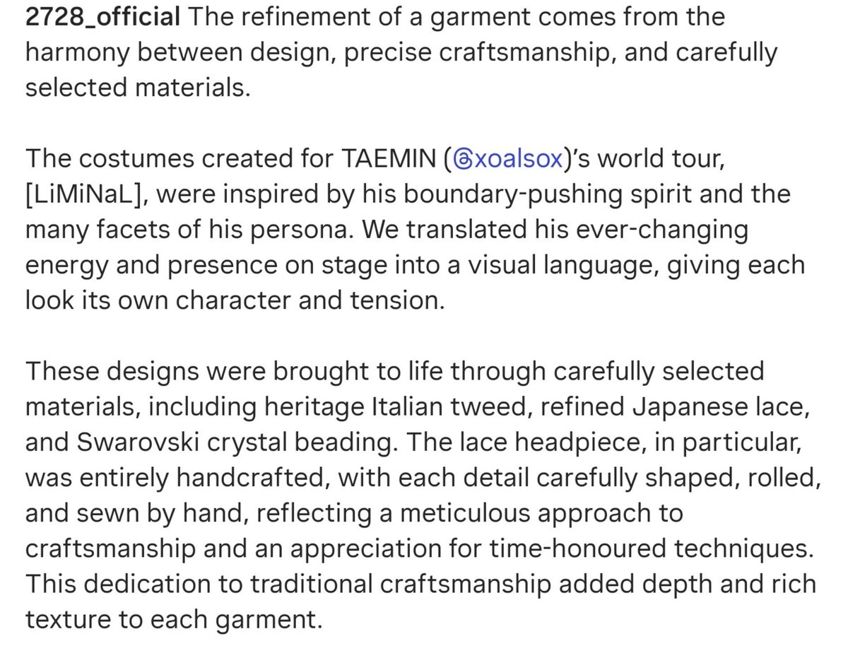 Taemini_Closet's tweet photo. 260918 오늘의 태민이 착장
_  TAEMIN WORLD TOUR <LiMiNaL> in Seoul

▶️ [ 2728 ]
https://t.co/YPMZJ7nvil

#태민 #TAEMIN #テミン #泰民
#TAEMIN_LiMiNaL 
#TAEMINWORLDTOUR https://t.co/HWlatXydKI