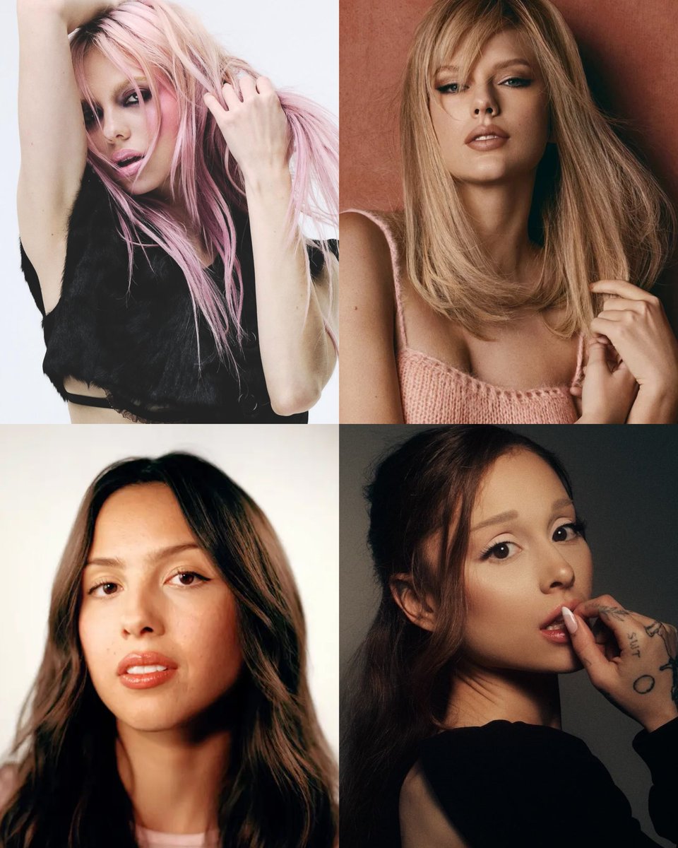 BuzzingPop's tweet photo. ADÉLA joins Taylor Swift, Olivia Rodrigo and Ariana Grande as the only female artists to simultaneously chart multiple songs in the Top 5 on global Spotify this year. https://t.co/Cfd5egpPCa
