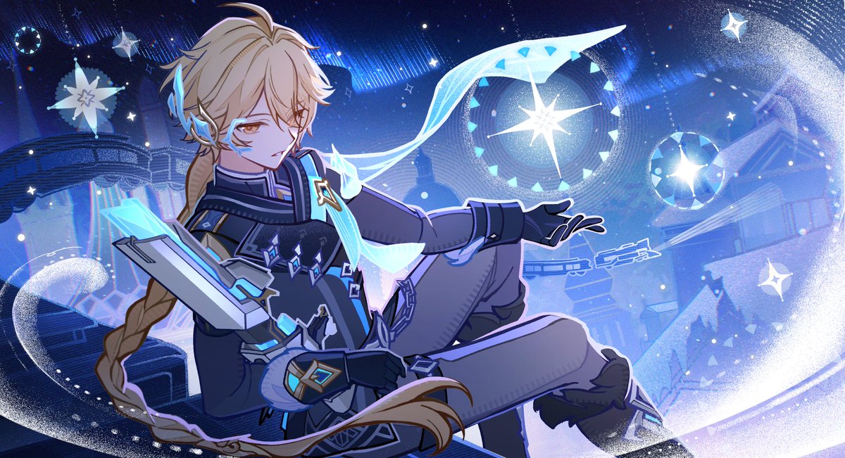 yskzyj2022's tweet photo. The birthday event profile picture and wallpaper are here! 

#原神空 #空 #aether #空遇纪 https://t.co/1IrtHANpMC