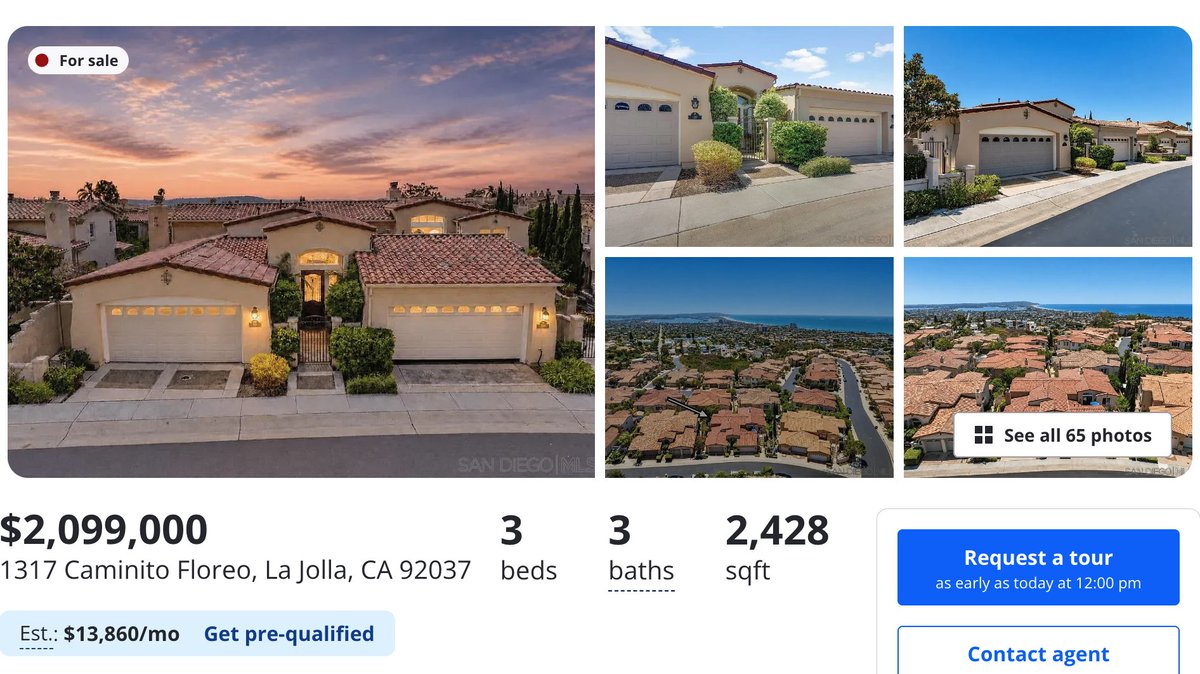 Hunter_Weiss's tweet photo. Scottsdale listing vs La Jolla listing https://t.co/03rsp8oOJO