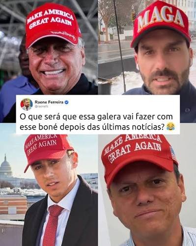 lubashivaya's tweet photo. PARA OS #VIRALATAS #TRUMPISTAS QUE VESTEM BONÉ #MAGA E SE ABREM À PENETRAÇÃO DO #PEDÓFILO LARANJÃO MALUCO COM #TARIFLÁVIO:
👇
@FlavioBolsonaro @BolsonaroSP @CarlosBolsonaro @tarcisiogdf @nikolas_dm @jairbolsonaro e outros vassalos/servos/traidores do mesmo naipe pró-imperalista! https://t.co/2qdGAjUwE4