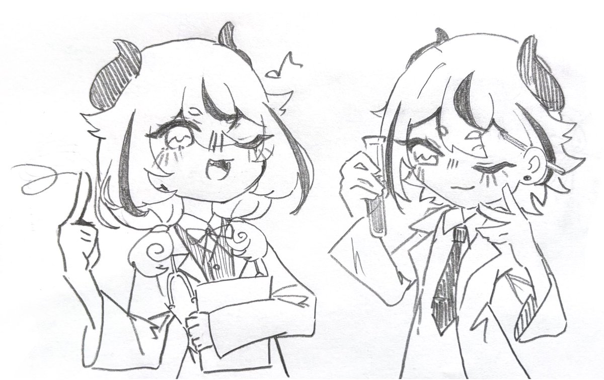 KittenCottonn's tweet photo. #鳴花ーズ 
#ヒメミコ 
小児科医ヒメと、科学者ミコト
白衣は、いいぞ！！ https://t.co/qyVM7ab5s7