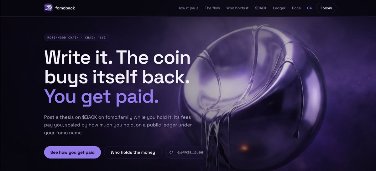 fomobackRH's tweet photo. CA is live on the site.

No hunting through chats. Open the site, copy the contract from there, then match it on the explorer before you trade.

https://t.co/19chzWXdnp https://t.co/MzOV7x9mp9