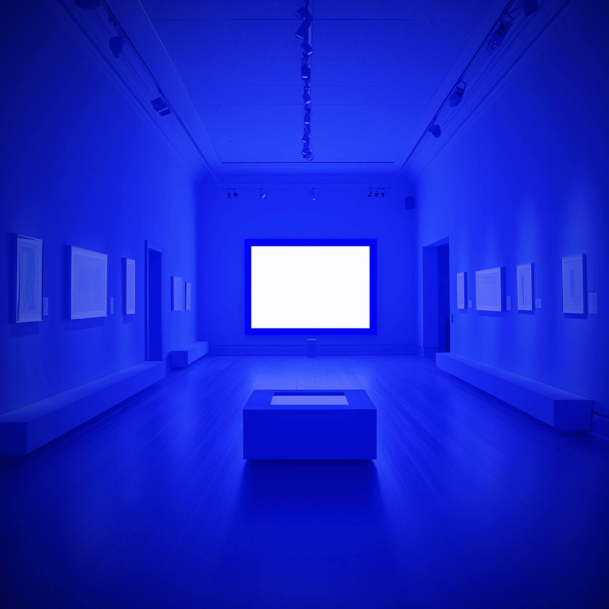NFTRiddler's tweet photo. Share your "Blue" art 🥶 #0002FA Klein https://t.co/Q6dFn6TZPO