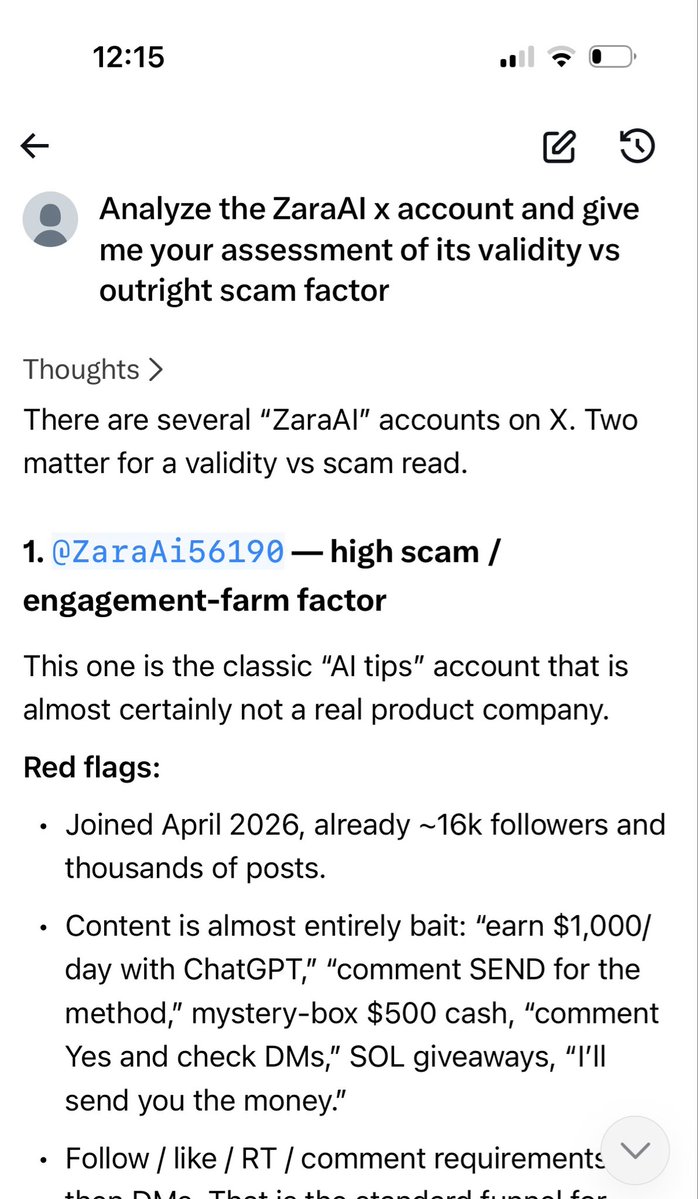LongCrawford84's tweet photo. Oh no! Free money giveaways are scams? The hell you say!
@ZaraAi56190 https://t.co/GHx1EJUJFy
