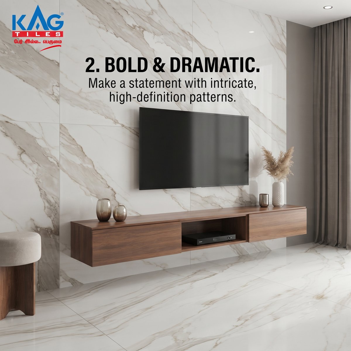 stellagreenfedl's tweet photo. Elevate your space with KAG Tiles’ premium 64x32 PGVT Tiles. Choose from modern minimalist, bold marble, or warm natural-stone designs, with fewer joints, stain resistance, and reflective brilliance. DM us for a catalog or visit our showroom. https://t.co/UyZLFdCzk5
