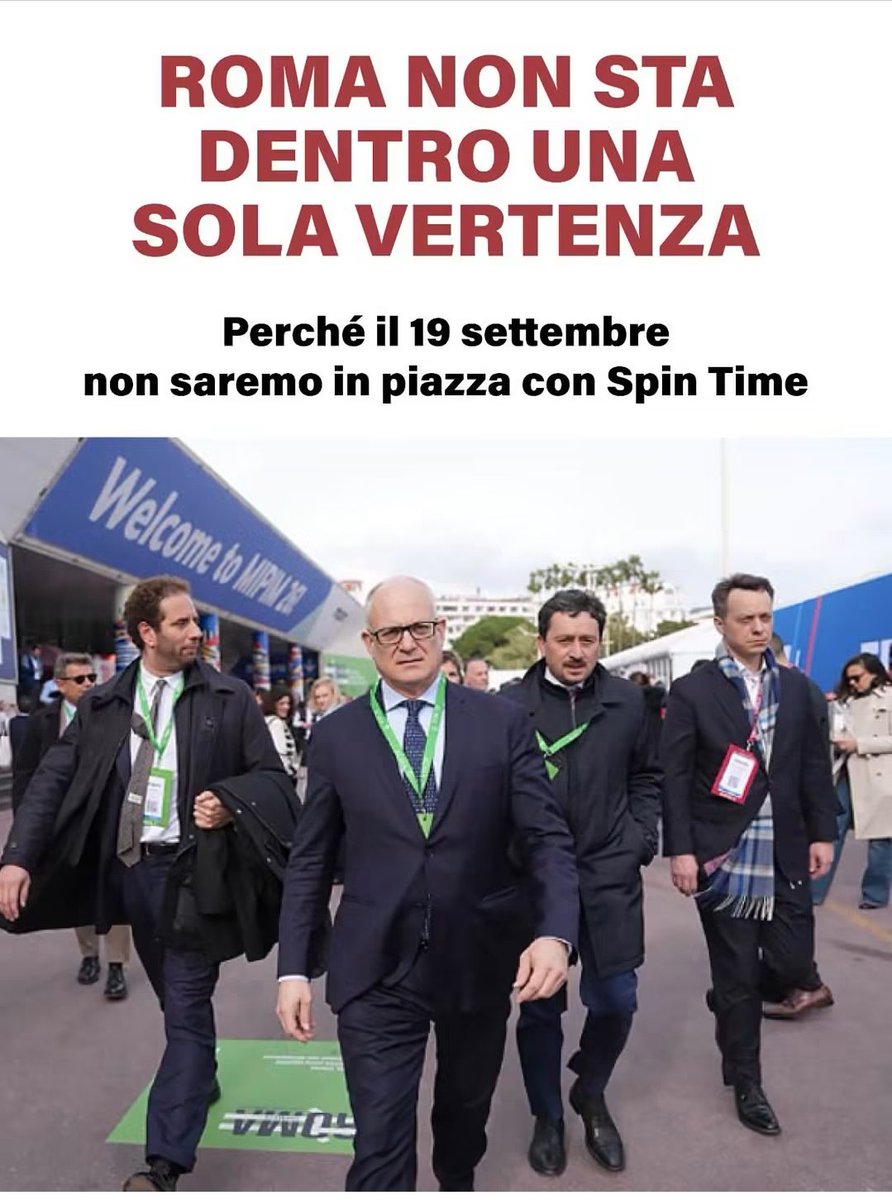 caiocomunita's tweet photo. #Roma non sta dentro una sola vertenza. Perché il #19settwmbre non saremo in piazza con #spintime 
https://t.co/8cZrpnY9ZE https://t.co/FVzregYPNc