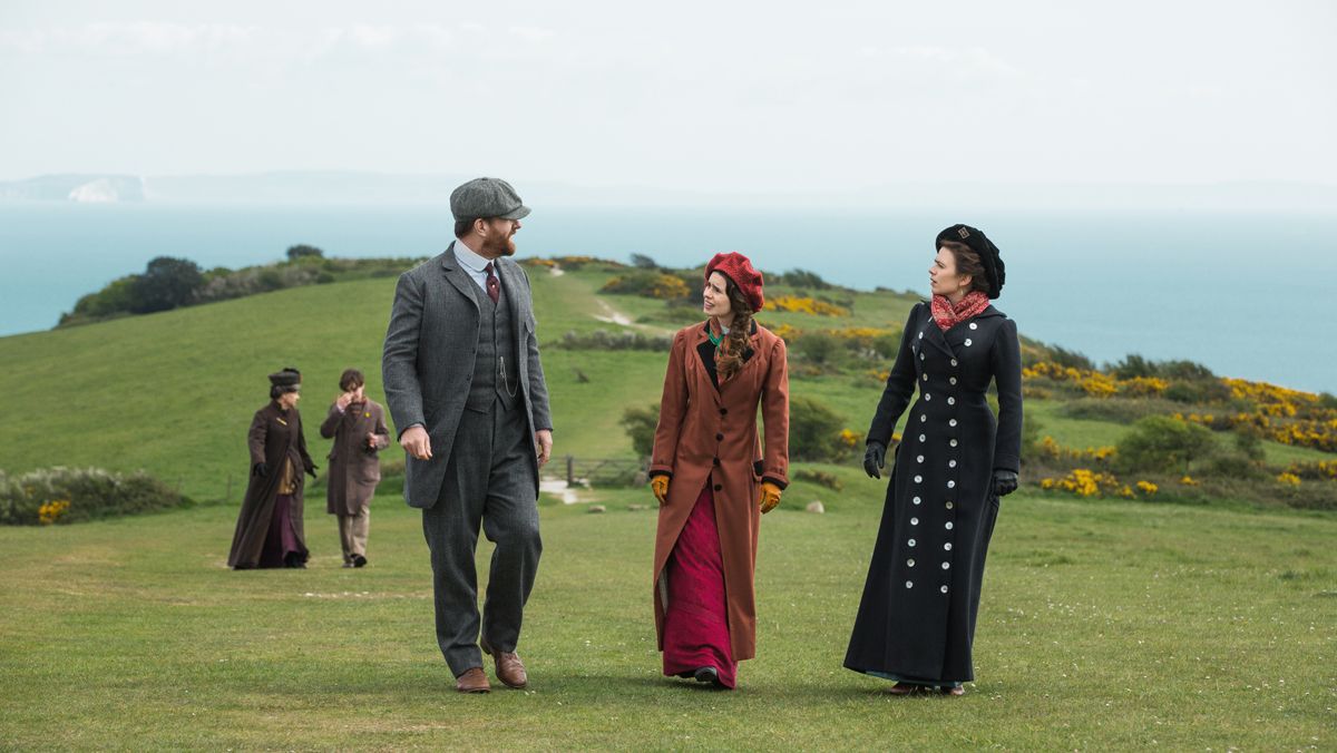OneTVca's tweet photo. In the spring of 1905, a misunderstanding sets in motion events which intertwine the lives of three families.

Based on E.M. Forster’s classic novel, #HowardsEnd airs this Saturday at 8pm ET &amp; 8:30 PT and Sunday at 7pm ET &amp; 9 PT.
https://t.co/tSMR81XOE7 https://t.co/h1B3H1IXaD