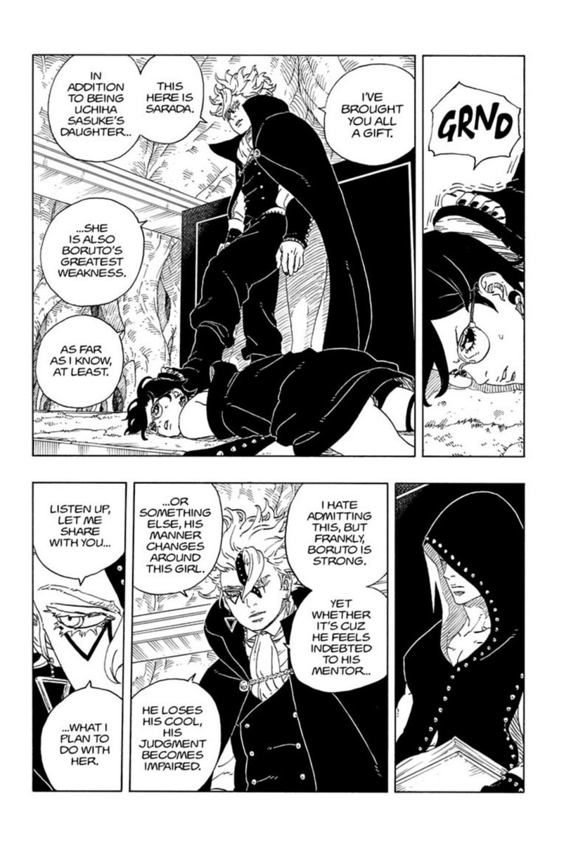 UniqueF_KajalA's tweet photo. Sarada 2 vs 1 โค๏ธ๐ฅ๐ฅ
Hope Ohirume takes Code legs ๐๐
Next chapters will be Peak
#BORUTO #BorutoTwoBlueVortex #BorutoTwoBlueVortexCh37 https://t.co/FmIIzj5V1k