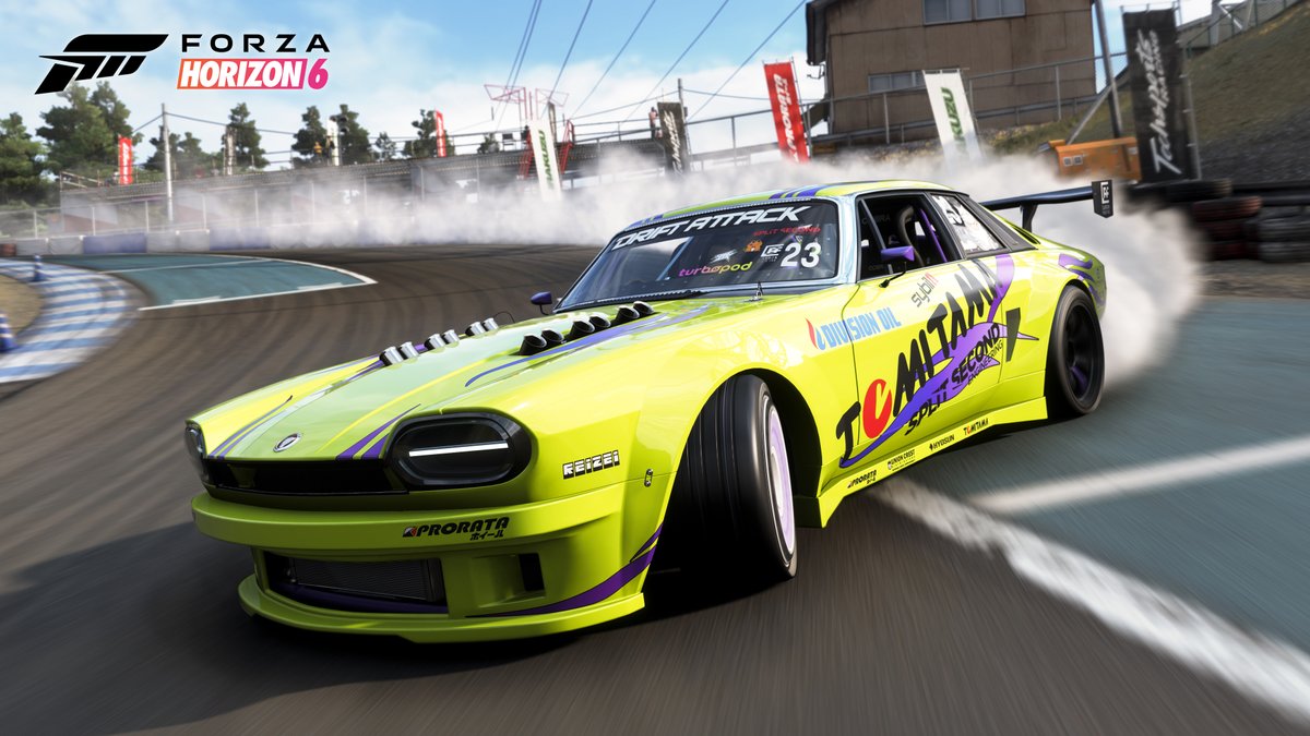 ForzaHorizon's tweet photo. Make your own tire smoke with the new 1990 Jaguar XJ-S Forza Edition! 💨💨💨 https://t.co/qZpeNnATaB