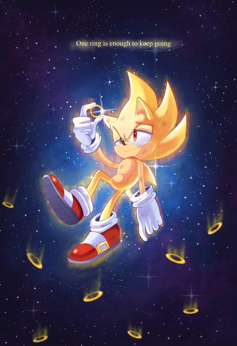 hikariviny's tweet photo. Even if you have only one Ring left, you still have something worth holding on to. 💛✨

A little reminder that you don’t have to have everything figured out. Just keep holding on, one step at a time 🎗️

#SonicTheHedgehog #SuperSonic https://t.co/LEQk0XE31P