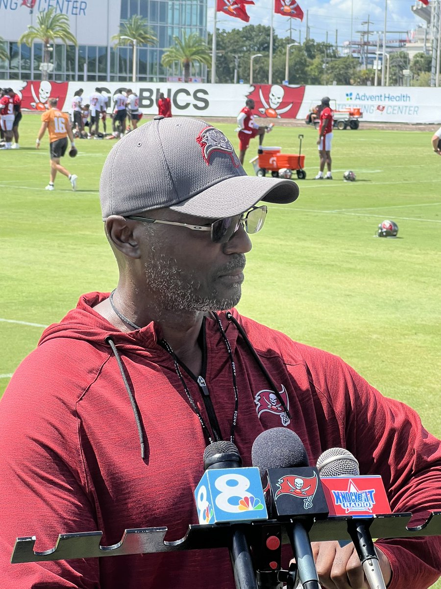 PewterReport's tweet photo. #Bucs HC Todd Bowles said that Jacob Parrish and Jalen McMillan are going to be questionable for the game. McMillan was a full go in practice today. https://t.co/pDedf47UWZ