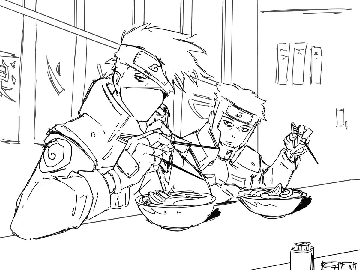 _pompommm's tweet photo. Sketches #NarutoShippūden #naruto https://t.co/qy6Xpjjjpa