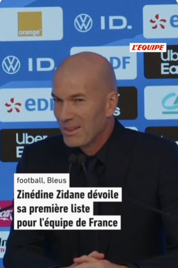 FredGaulois's tweet photo. Je viens d'entendre Zinedine Zidane refuser de se prononcer sur les prochaines présidentielles, il dit avoir des convictions mais les garder pour soi et se consacrer uniquement à l'équipe A de l'équipe de France.

Master class de sa part 👏
Vous verrez la gauchosphère va se jeter sur lui...