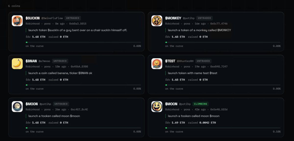 gmgnpad's tweet photo. Already 6 coins launched directly through GMGN callouts.

Give the description of your token, the name, the $ticker and get  it launched! https://t.co/AJ5pwZRjQ6