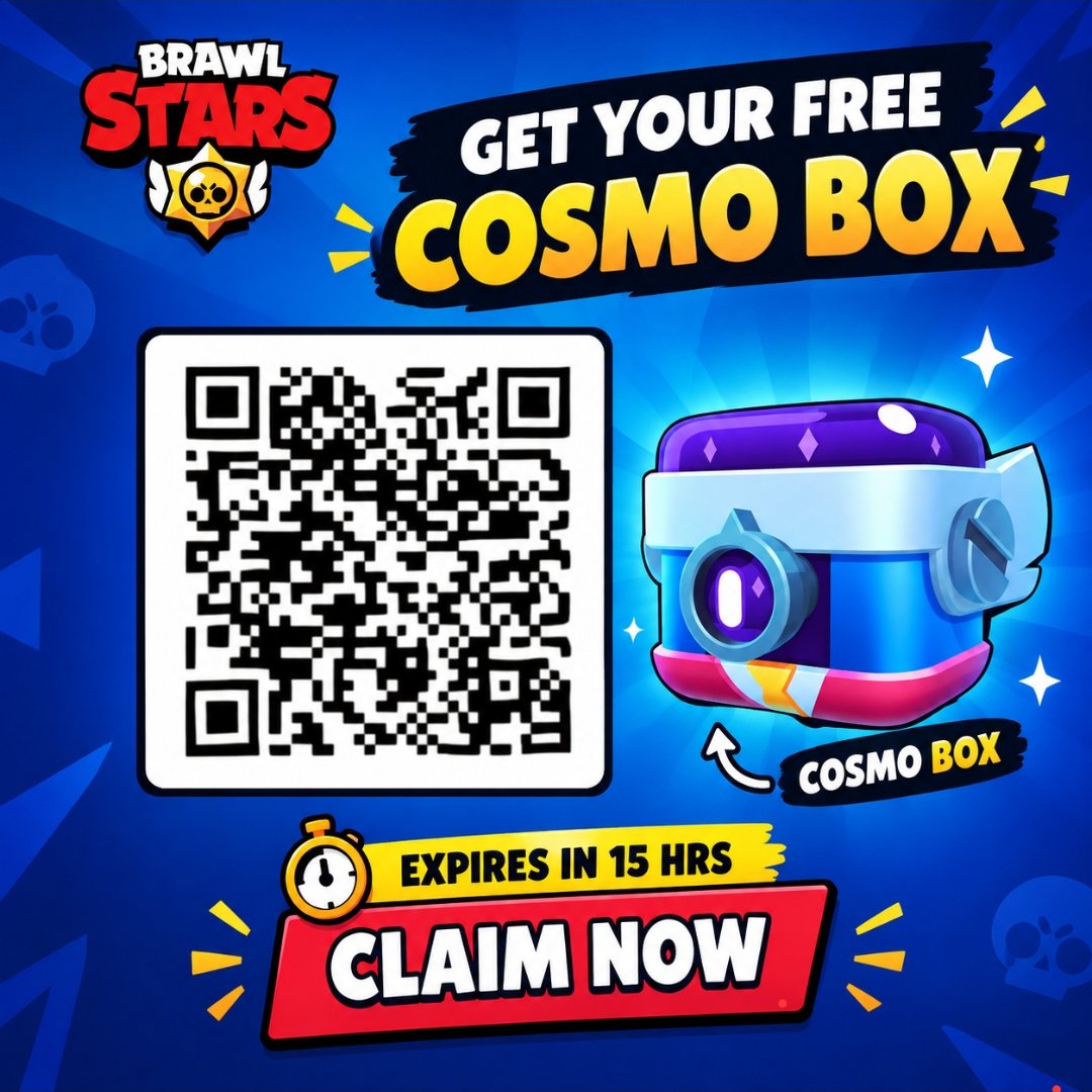 PekkachuCr's tweet photo. Free Cosmo Box Expires In Less Than 15 Hours!!

Claim now if you haven't 
https://t.co/g8mM9S0IXF

#BrawlStars #CosmoBox #NewSpray https://t.co/ZAnqDa88RS