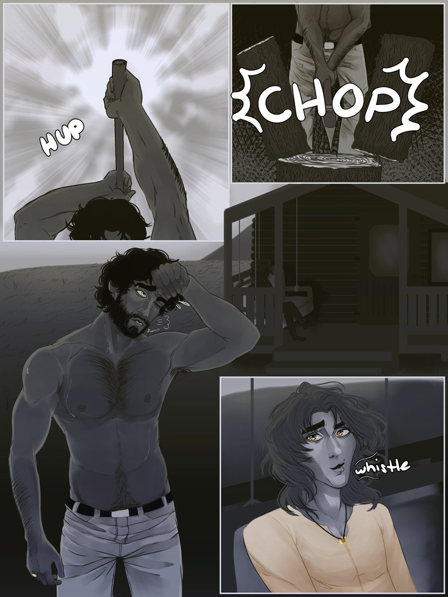 ityaboi_banan's tweet photo. Title: Sweet Dreams
I've been working on this for months, had so many set backs, and yet still have had so much fun drawing this. Part two will be posted after I finish up the last page.
Part 1/2
#jayvik #arcane #jayvikcomic #jaycetalis #viktorarcane https://t.co/cRqK7MsWCg