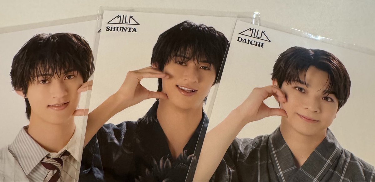 yj0369's tweet photo. EBiDAN museum 2026 エビミュ 入場特典 グループ B 交換 M!LK Lienel  

【譲】前期:曽野　後期:曽野 塩﨑

【求】前期:山中柔太朗 吉田仁人　

大阪手渡し又は郵送希望
お気軽にお声掛けください。 https://t.co/qvlf6xDjKg