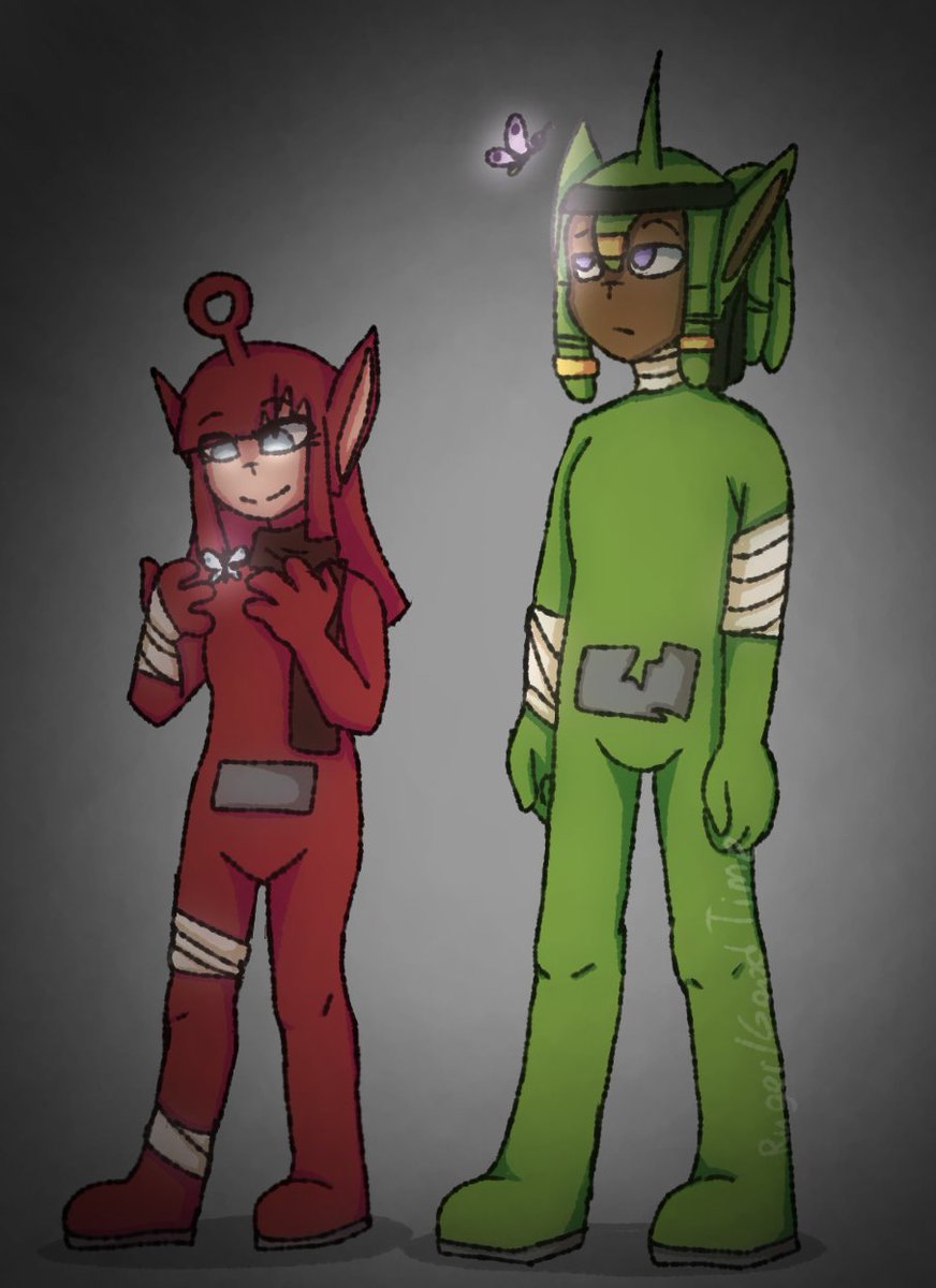 Excuzemewhat's tweet photo. I redrawn the art from almost 5 years ago, I do not know why he was white....
(God, give me money for an apartment.)

#slendytubbies3 #Slendytubbies #Teletubbies https://t.co/5GSNITwdmG