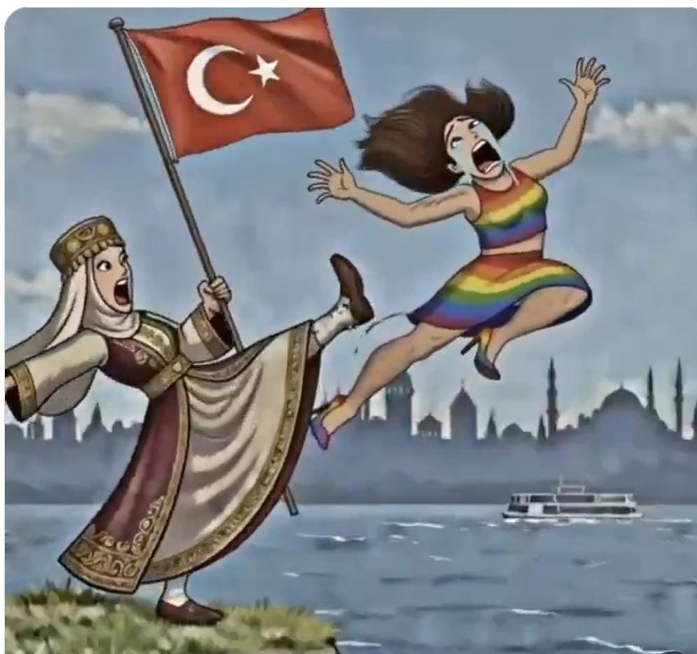 TurkiyeUrdu_'s tweet photo. 🟥 ترکیہ میں ایل جی بی ٹی کی سرگرمیوں ، فحاشی میں معاونت اور بچوں میں منشیات کی ترسیل کے خلاف "میرا خاندان محفوظ ہے" کے نام سے 15 صوبوں میں آپریشن ۔۔۔۔ ڈیڑھ سو سے زائد افراد گرفتار متعدد تنظیموں اور کاروباری اداروں کے خلاف عدالتی کارروائی شروع۔ 
تفصیلات انقرہ سے شبانہ ایاز کی اس تحریر میں 👇
https://t.co/aVLmuxrtmE