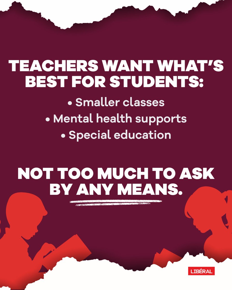 OntLiberal's tweet photo. Teachers want to bargain in good faith. Paul Calandra and Doug Ford aren't letting them.

Before it comes to a strike, let's make education better.

#onpoli https://t.co/tduxz15quz