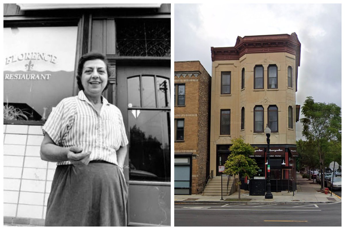 BlockClubCHI's tweet photo. A plaque honoring Florence Scala, who fought the displacement of immigrants, was unveiled in Little Italy. https://t.co/dCPlPmkoBf https://t.co/Ot6DS5liOX
