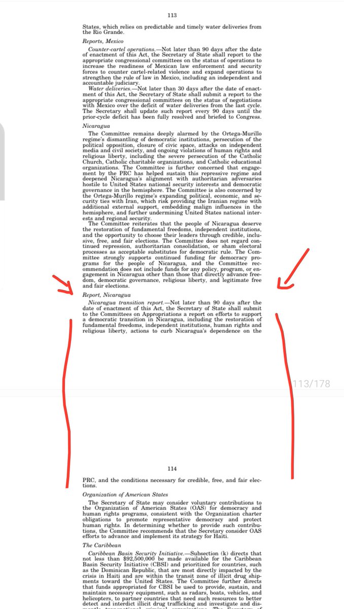 LaRealNica's tweet photo. ‼️ LOS 90 DÍAS DE RUBIO PARA ORTEGA ‼️ 
NO es un plan, es el presupuesto 

Los politiqueros y medios dependientes, manipuladores y amarillistas, hoy amanecieron vendiéndoles que "USA le dió 90 días a Marco Rubio para sacar a Ortega" ...

Que ya viene la transición. Que ya hay fecha. Que ya se le acabó el tiempo a la tiranía sandinista de los Ortega.

PERO ESO NO ES LO QUE DICE EL DOCUMENTO:

📄 CONTEXTO DE LA LEY 
(porque aquí es donde te la montan)

NO es una ley especial contra Ortega.  
NO es un acta de regime change o cambio de régimen.
Y NO es un decreto de salida.

Y ENTONCES, QUÉ ES ⁉️

Es esto:
H.R. 8595
*National Security, Department of State, and Related Programs Appropriations Act, 2027

En cristiano: ES EL PROYECTO DE PRESUPUESTO del Departamento de Estado para el Año Fiscal 2027.

DATOS, NO RELATOS:

- Impulsado por el Congresista Mario Díaz-Balart (R-Florida)  
- El Comité de Apropiaciones lo reportó el 30 de abril 2026 con el informe H. Rept. 119-631  
- La Cámara lo aprobó el 15 de julio 2026 por 217-209 votos
- El 29 de julio llegó al Senado  
- El Senado NO lo ha aprobado y todavía NO es ley
- El Año Fiscal 2027 empieza el 1 de octubre y si no sale, normalmente entra un presupuesto temporal (CR) o un ómnibus
 
Además, el famoso plazo no está escrito como "plan para tumbar a Ortega". Es un reporte del comité que acompaña el proyecto de gastos.
 
Eso es lenguaje de supervisión presupuestaria: el Congreso le dice al Departamento de Estado, bajo el Sec. Rubio, cómo quiere que se gaste y qué le tiene que reportar.

No es un ultimátum operativo.  
Es un mandato de informe sobre los gastos.

💰 EL PAQUETE $ $

Lo que sí metió ese proyecto con respecto a Nicaragua:

1. Se destinan OTROS 💵 USD $15 MILLONES para programas de "democracia y libertad religiosa" PARA el FY2027

2. Le piden a Rubio que, después de la promulgación de la ley, entregue en 90 días un INFORME a los comités de Apropiaciones. 

Y el texto pide que en ese reporte o informe se hable de:
- restitución de libertades  
- instituciones independientes  
- derechos humanos y libertad religiosa  
- cómo frenar la dependencia de Nicaragua con China  
- condiciones para elecciones creíbles, libres y justas

👉🏻 TRADUCCIÓN:  
"Aquí les va el dinero. Ahora póngalo por escrito. Qué están haciendo, con qué criterio y para qu��"

Eso se llama oversight.  
NO se llama "90 días para que Ortega empaque sus maletas"

SEAN SERIOS!

_$_$_$

💵 SIGUIENDO LA RUTA DEL DINERO 💵

Esto no es nuevo.

El año pasado también les dieron 💵 $15 MILLONES para "democracia y libertad religiosa" a la "oposición".  
Este año, que aún no termina, otra vez les dieron 💵 $15 MILLONES.

PERO LAS PREGUNTAS DE SIEMPRE:

A quién le va a llegar esa plata?  
A las mismas redes de siempre?  
A las mismas ONGs, los mismos operadores, los mismos que viven del relato y no rinden cuentas?

Porque ese dinero NO sale del bolsillo de Díaz-Balart ni de Rubio.  
Sale de nosotros, los contribuyentes americanos. Y se entregan a los que viven a nombre del pueblo nicaraguense, de la "oposición".

POR ESO SE DEBERÍA EXIGIR TRANSPARENCIA.  
Y por eso el informe de 90 días no es un detalle menor porque es el anuncio de OTROS 15 MILLONES MÁS PARA LA "OPOSICIÓN" que llevan más de 8 años SIN RESULTADOS.

Si una oposici��n seria y verdadera existiera, debería estar diciendo las cosas como son y NO como un titular de TikTok falso para manipular masas con sus medios dependientes.

---
NO existe un reloj de 90 días para Ortega.  
Es un mandato condicionado para que el presupuesto pase Cámara, Senado y firma presidencial … o entre en un paquete mayor.
---

De nuevo, para que NO les vean la cara:

❌ NO es que Rubio tiene 90 días para un plan y sacar a Ortega.  
✅ Es el presupuesto FY2027 del Dept. de Estado.  
✅ Pasó la Cámara. Está en el Senado. Todavía no es ley.  
✅ Trae $15 millones para Nicaragua + un informe obligatorio a 90 días después de promulgarse.

La pseudo "oposición", como siempre, les venden humo!