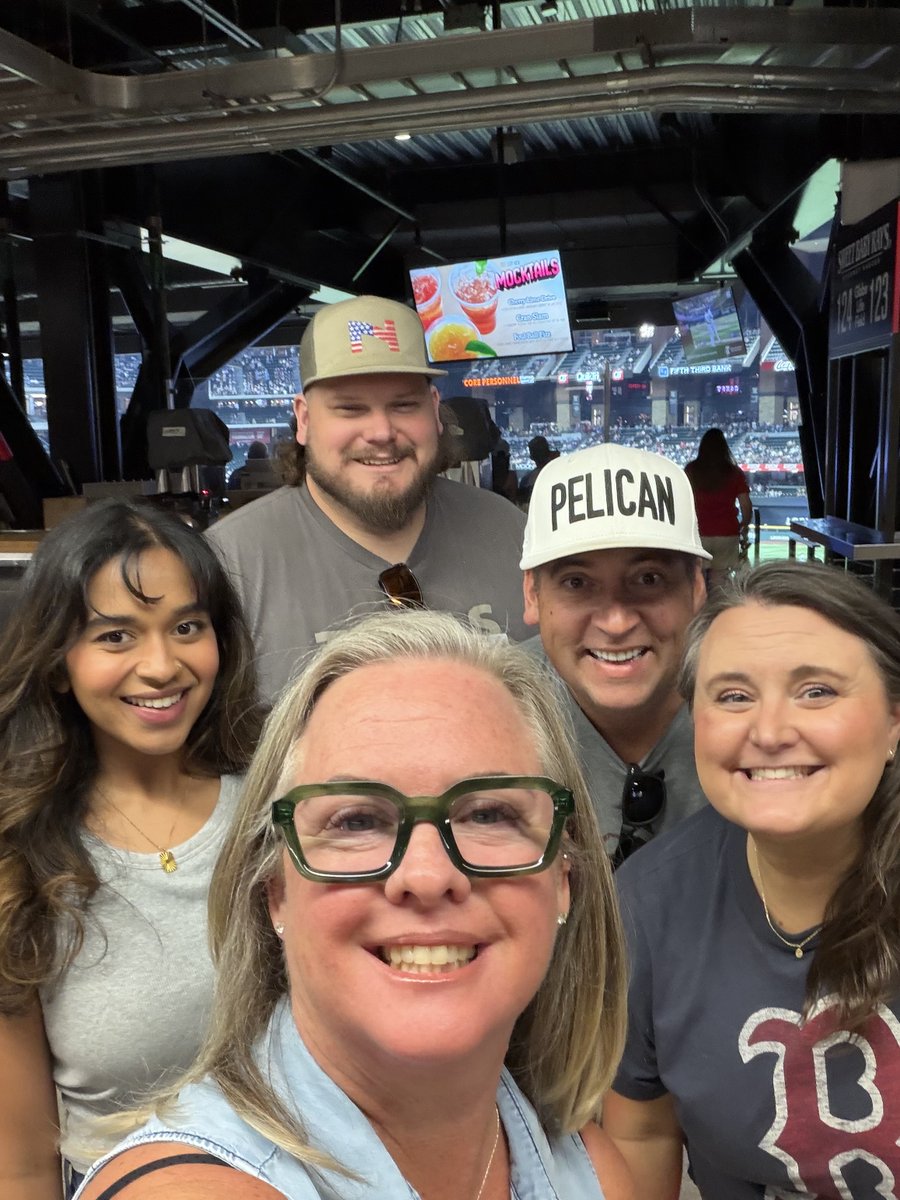 masterplancomm's tweet photo. This week MPC took @NucorWarehouse out to the ballgame! ⚾️

We had a blast watching a Texas Rangers game with our clients before planning &amp; strategizing for NWS’ PR &amp; marketing efforts for 2027. Hitting a home run with clients like these!

#MPCClient #NucorWarehouseSystems https://t.co/f1unht1vZn