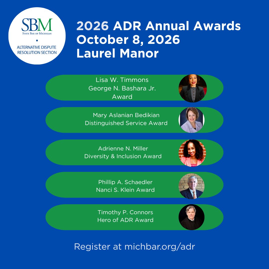SBM_ADR's tweet photo. Help us honor the 2026 ADR Annual Award winners. Register: https://t.co/jQcGAvsvVZ https://t.co/4Zvyw7xI2m